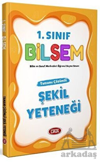 1. Sınıf Bilsem Tamamı Çözümlü Şekil Yeteneği Data Yayınları