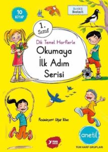 1. Sınıf Dik Temel Harflerle Okumaya İlk Adım Anetil Serisi Seti - 10 Kitap Takım