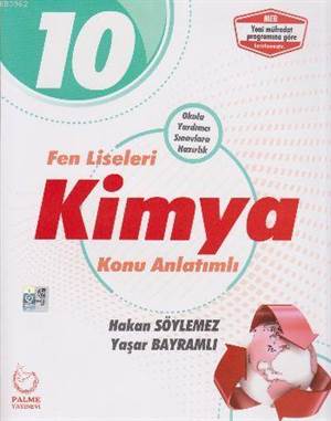 10. Sınıf Fen Liseleri Kimya Konu Anlatımlı YENİ