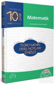 10. Sınıf Matematik Öğretmenin Ders Notları (Hızlı)