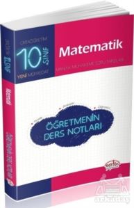 10. Sınıf Matematik Öğretmenin Ders Notları