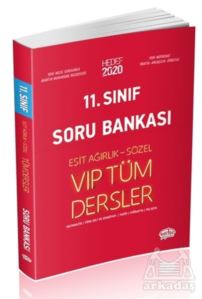 11. Sınıf Eşit Ağırlık - Sözel VIP Tüm Dersler Soru Bankası