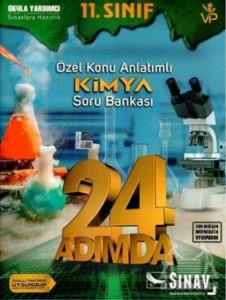 11. Sınıf Kimya 24 Adımda Özel Konu Anlatımlı Soru Bankası