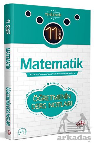 11. Sınıf Matematik Öğretmenin Hızlı Ders Notları