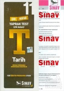 11. Sınıf Tarih Yaprak Test