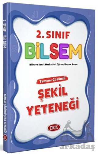 2. Sınıf Bilsem Tamamı Çözümlü Şekil Yeteneği Data Yayınları