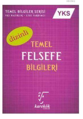 2018 YKS Temel Felsefe Bilgileri Dizinli