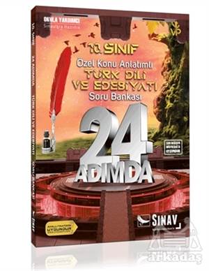 2019 10. Sınıf 24 Adımda Türk Dili ve Edebiyatı Özel Konu Anlatımlı Soru Bankası