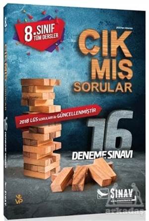 2019 8. Sınıf Çıkmış Sorular 16 Deneme Sınavı