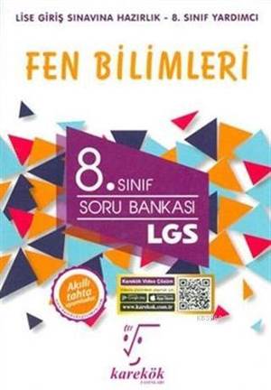 2019 8. Sınıf LGS Fen Bilimleri Soru Bankası; Akıllı Tahta Uyumludur