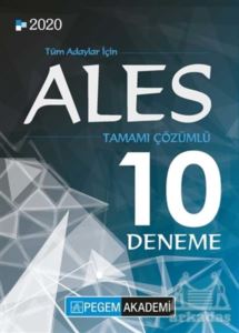 2020 ALES Tamamı Çözümlü 10 Deneme