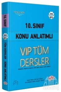 2021 - 10.Sınıf Konu Anlatımlı VIP Tüm Dersler