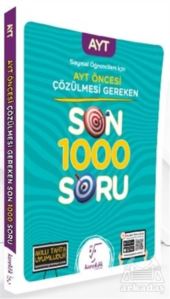 2021 Sözel Öğrencileri İçin AYT Öncesi Çözülmesi Gereken Son 1000 Soru