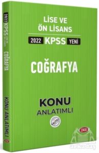 2022 KPSS Lise Ve Ön Lisans Coğrafya Konu Anlatımlı