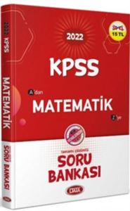 2022 KPSS Matematik Çözümlü Soru Bankası