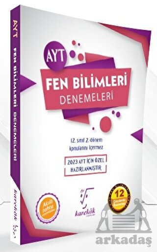 2023 AYT Fen Bilimleri Denemeleri Karekök Yayıncılık