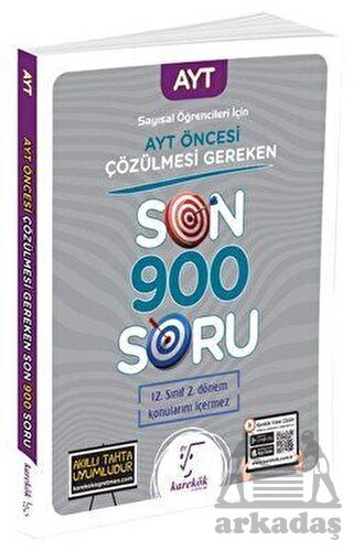 2023 AYT Öncesi Çözülmesi Gereken Son 900 Soru Sayısal Öğrencileri İçin