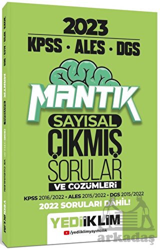 2023 KPSS ALES DGS Sayısal Mantık Tamamı Çözümlü Çıkmış Sorular