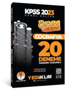 2023 KPSS Genel Kültür Ösym Ne Sorar Coğrafya Tamamı Çözümlü 20 Deneme