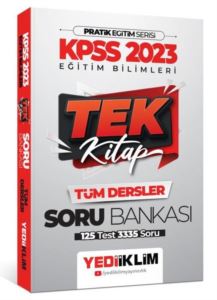 2023 KPSS Pratik Eğitim Serisi Eğitim Bilimleri Tek Kitap Soru Bankası