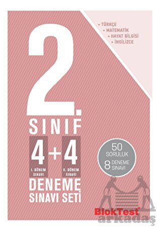 2.Sınıf Bloktest Deneme Sınavı Seti (4+4)