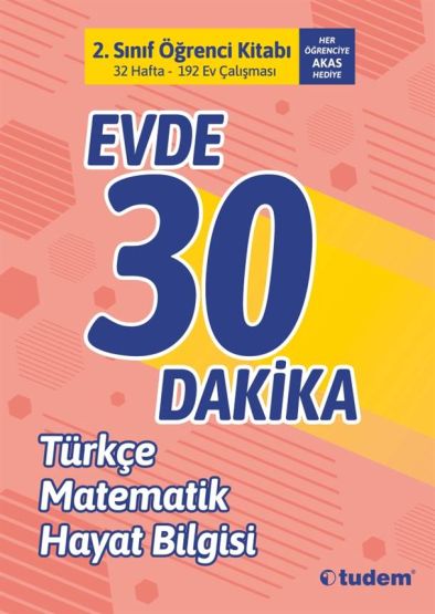 2.Sınıf Evde 30 Dakika Öğrenci Kitabı