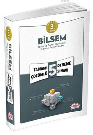 3. Sınıf Bilsem Tamamı Çözümlü 5 Deneme Sınavı