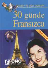 30 Günde Fransızca; Kitap+3 Cd