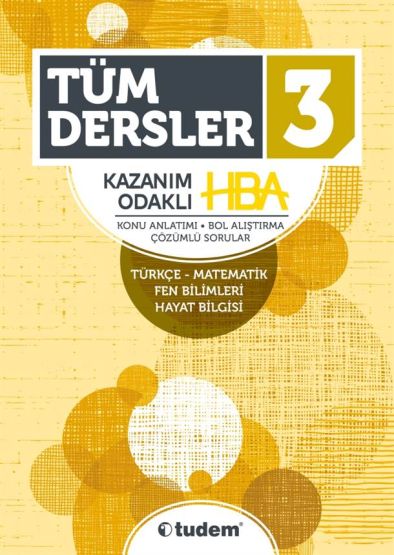 3.Sınıf Tüm Dersler Kazanım Odaklı Hba