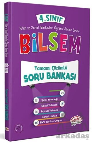 4. Sınıf Bilsem Soru Bankası - Editör Yayınevi