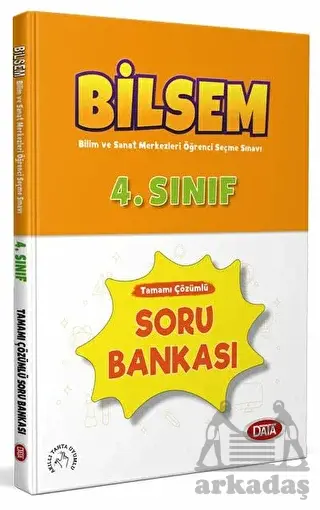 4. Sınıf Bilsem Tamamı Çözümlü Soru Bankası Data Yayınları