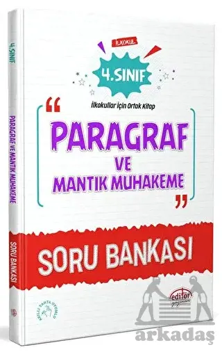 4. Sınıf Paragraf Ve Mantık Muhakeme Soru Bankası Editör Yayınevi