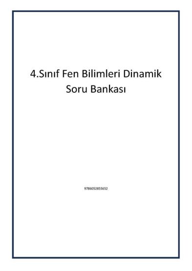 4.Sınıf Fen Bilimleri Dinamik Soru Bankası