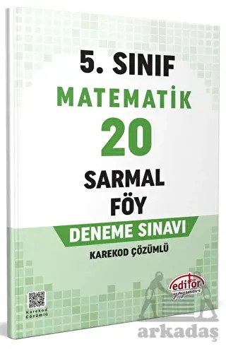 5. Sınıf Matematik 20 Sarmal Föy Deneme Sınavı