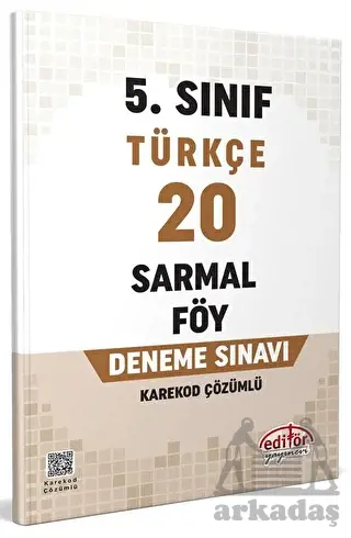 5. Sınıf Türkçe 20 Sarmal Föy Deneme Sınavı