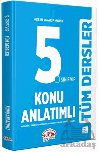 5. Sınıf VIP Tüm Dersler Konu Anlatımlı