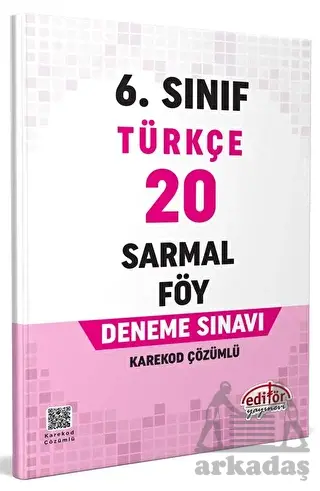 6. Sınıf Türkçe 20 Sarmal Föy Deneme Sınavı