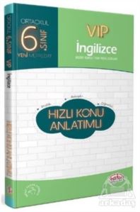 6. Sınıf VIP İngilizce Hızlı Konu Anlatımlı