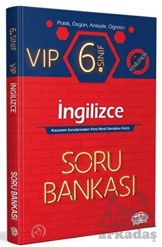 6. Sınıf VIP İngilizce Soru Bankası Editör Yayınevi