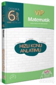 6. Sınıf VIP Matematik Hızlı Konu Anlatımlı