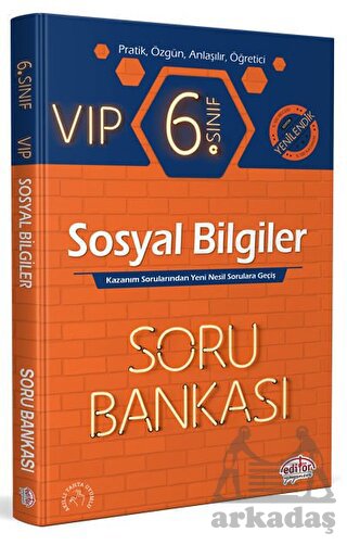 6. Sınıf VIP Sosyal Bilgiler Soru Bankası