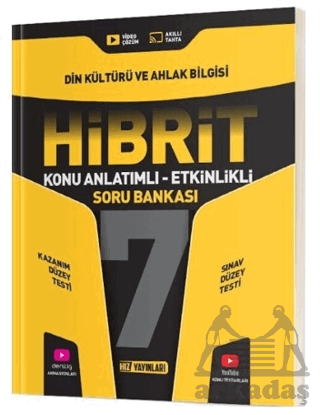 7. Sınıf Din Kültürü Ve Ahlak Bilgisi HİBRİT Konu Anlatımlı Etkinlikli Soru Bankası