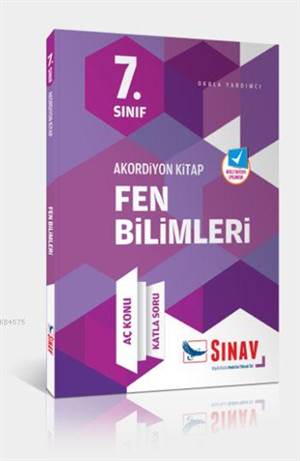 7. Sınıf Fen Bilimleri Konu Anlatımlı Soru Bankası; Akordiyon Serisi