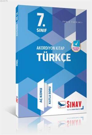 7. Sınıf Türkçe Konu Anlatımlı Soru Bankası; Akordiyon Serisi