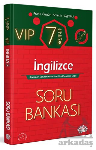 7. Sınıf Vıp İngilizce Soru Bankası