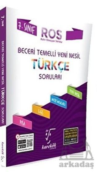 7.Sınıf Yeni Nesil Beceri Temelli Türkçe Soruları (Ros)