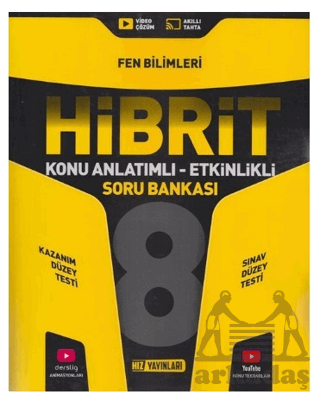 8. Sınıf Fen Bilimleri HİBRİT Konu Anlatımlı Etkinlikli Soru Bankası