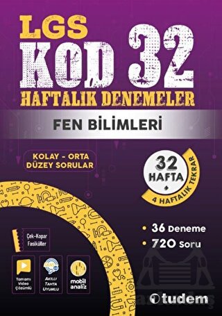 8. Sınıf Fen Bilimleri Kod 32 Haftalık Denemeleri