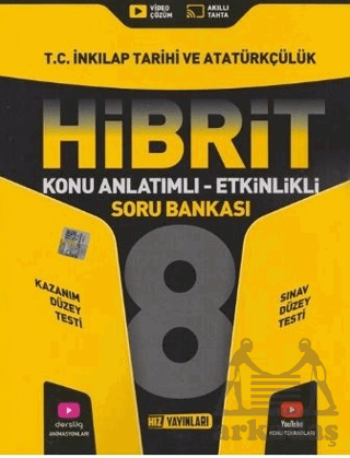 8. Sınıf T.C. İnkılap Tarihi Ve Atatürkçülük HİBRİT Konu Anlatımlı Etkinlikli Soru Bankası - Thumbnail