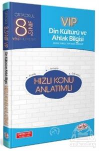 8. Sınıf VIP Din Kültürü Ve Ahlak Bilgisi Hızlı Konu Anlatımlı